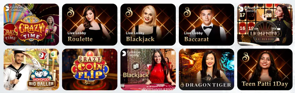 Jeux de casino en direct SPIN AWAY CASINO