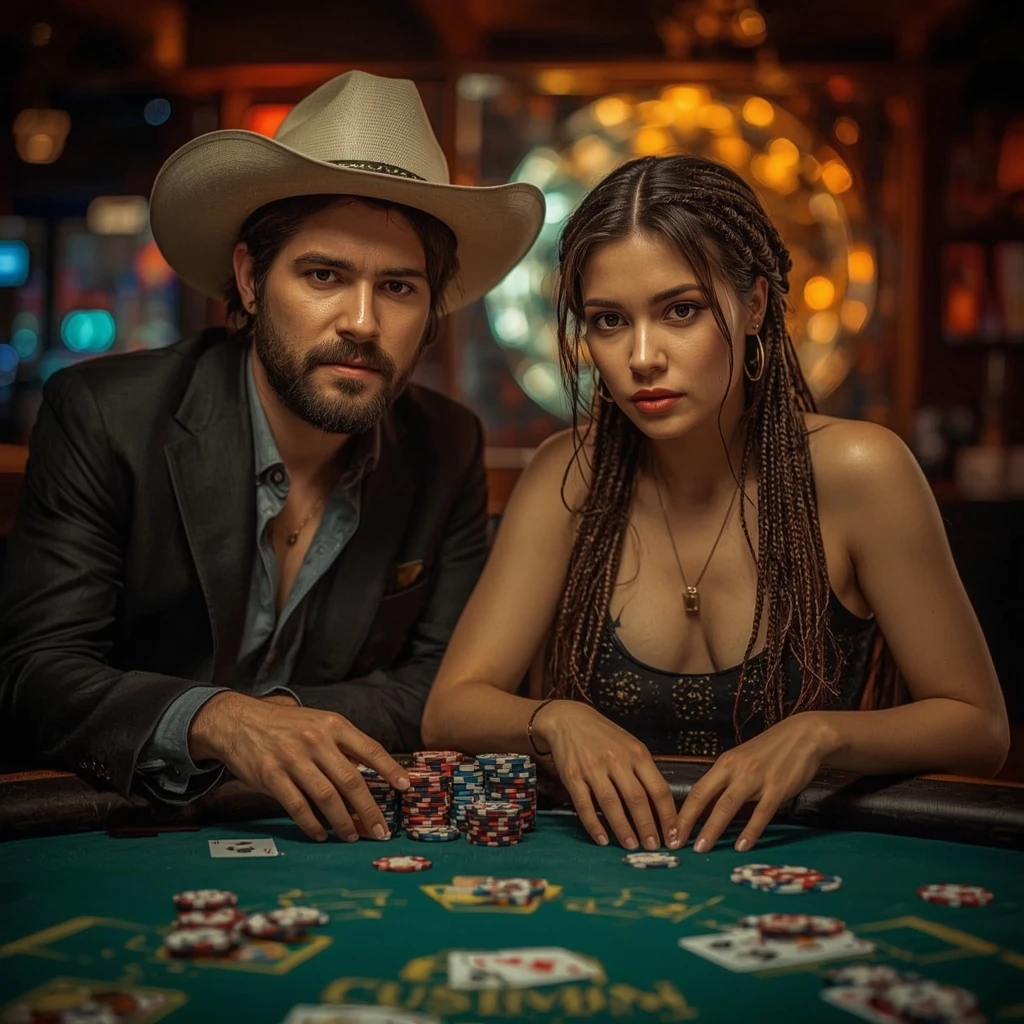 photo de deux joueurs de poker SPIN AWAY CASINO